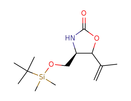 4-(tert-butyl-dimethyl-silanyloxymethyl)-5-isopropenyl-oxazolidin-2-one