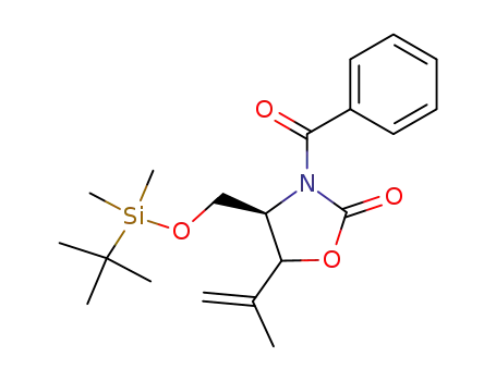 (4R)-3-benzoyl-4-tert-butyldimethylsilyloxymethyl-5-(2-propenyl)oxazolidin-2-one