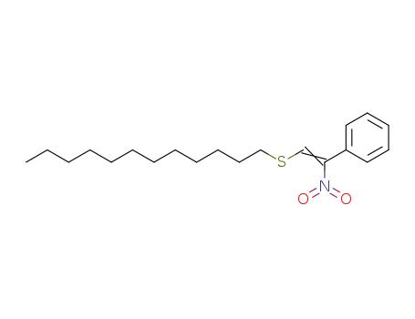 2-dodecylthio-1-nitro-1-phenylethene