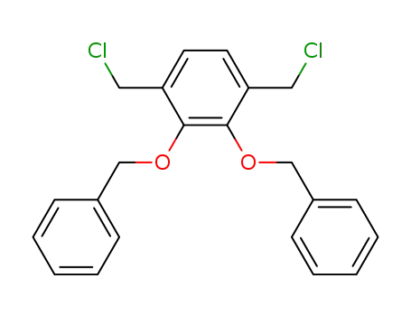 1,4-bis(chloromethyl)-2,3-bis(benzyloxy)benzene