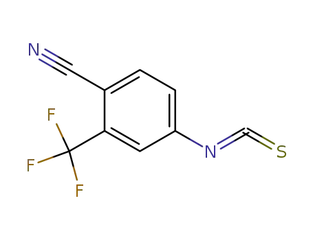 Molecular Structure of 143782-23-4 (Benzonitrile,4-isothiocyanato-2-(trifluoromethyl)-)