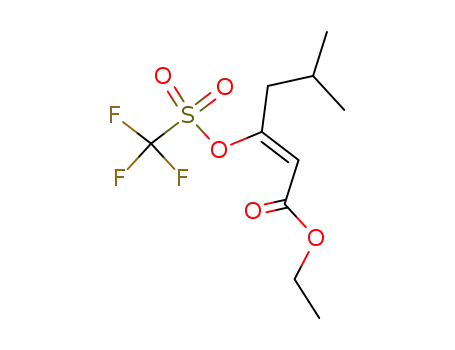 (Z)-ethyl 5-methyl-3-(trifluoromethylsulfonyloxy)hex-2-enoate