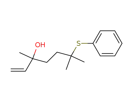 3,6-dimethyl-6-(phenylthio)hept-1-en-3-ol