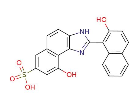 9-hydroxy-2-(2-hydroxy-naphthalen-1-yl)-3H-naphtho[1,2-d]imidazole-7-sulfonic acid