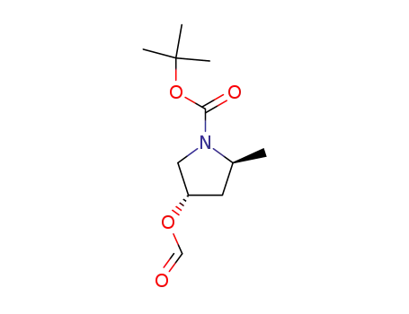 (2S,4S)-4-Formyloxy-2-methyl-pyrrolidine-1-carboxylic acid tert-butyl ester