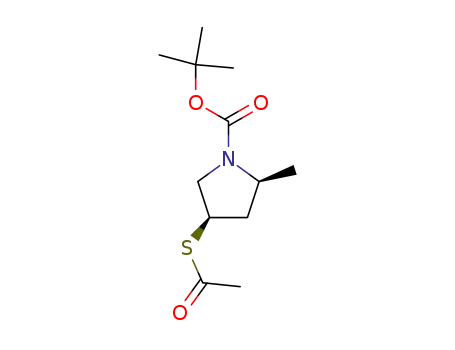 (2S,4R)-4-Acetylsulfanyl-2-methyl-pyrrolidine-1-carboxylic acid tert-butyl ester
