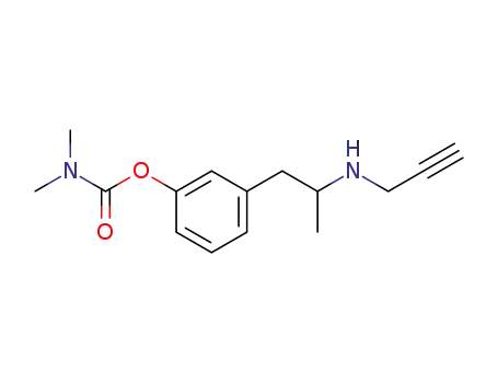 dimethyl-carbamic acid 3-(2-prop-2-ynylamino-propyl)-phenyl ester