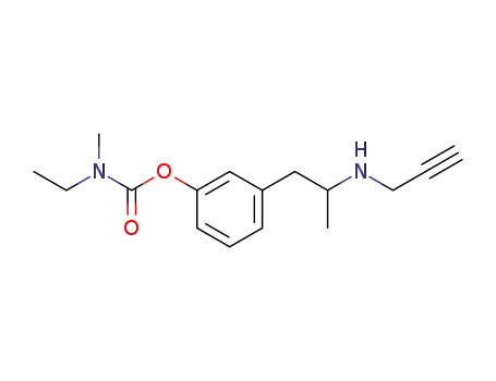 ethyl-methyl-carbamic acid 3-(2-prop-2-ynylamino-propyl)-phenyl ester