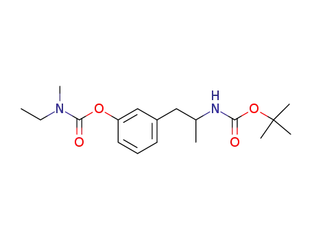 {2-[3-(ethyl-methyl-carbamoyloxy)-phenyl]-1-methyl-ethyl}-carbamic acid tert-butyl ester