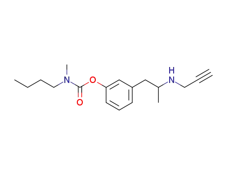 butyl-methyl-carbamic acid 3-(2-prop-2-ynylamino-propyl)-phenyl ester