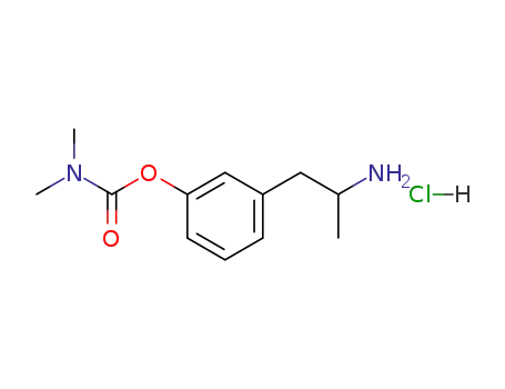 dimethyl-carbamic acid 3-(2-amino-propyl)-phenyl ester; hydrochloride