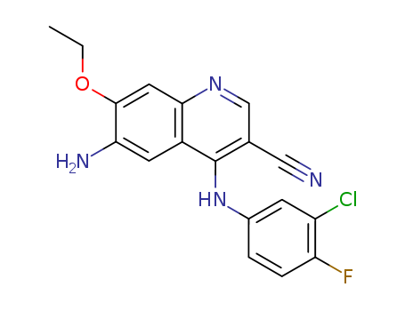 6-Amino-4-(3-chloro-4-fluorophenylamino)-7-ethoxy-quinoline-3-carbonitrile