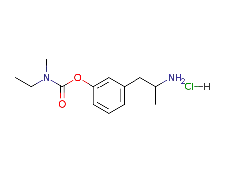 ethyl-methyl-carbamic acid 3-(2-amino-propyl)-phenyl ester; hydrochloride