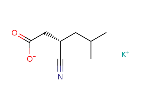 potassium (S)-3-cyano-5-methylhexanoate