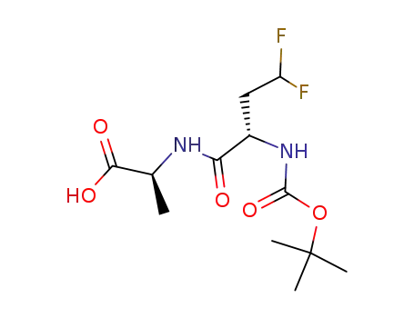 (S)-2-((S)-2-tert-Butoxycarbonylamino-4,4-difluoro-butyrylamino)-propionic acid