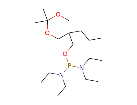2,2-dimethyl-5-propyl-1,3-dioxan-5-ylmethyl N,N,N',N'-tetraethylphosphorodiamidite