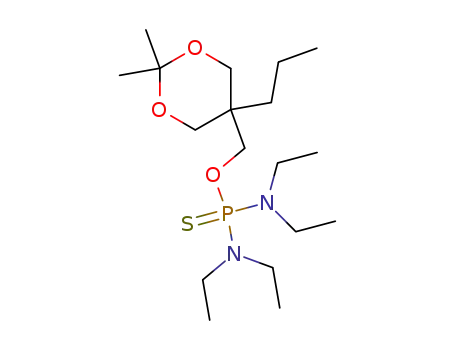 O-(2,2-dimethyl-5-propyl-1,3-dioxan-5-ylmethyl) N,N,N',N'-tetraethylphosphorodiamidothioate