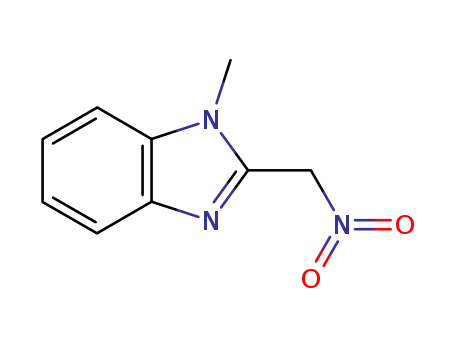 Molecular Structure of 36097-98-0 (1H-Benzimidazole,1-methyl-2-(nitromethyl)-(9CI))