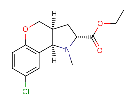 8-chloro-1-methyl-1,2,3,3a,4,9b-hexahydro-5-oxa-1-aza-cyclopenta[a]naphthalene-2-carboxylic acid ethyl ester