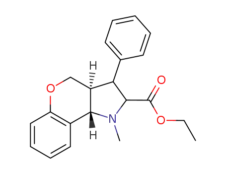(3aRS,9bRS)-2-ethoxycarbonyl-1,2,3,3a,4,9b-hexahydro-1-methyl-3-phenyl[1]benzopyrano[4,3-b]pyrrole
