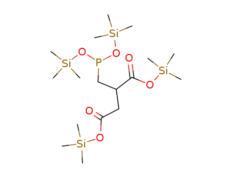 Molecular Structure of 676502-31-1 (Butanedioic acid, [[bis[(trimethylsilyl)oxy]phosphino]methyl]-,
bis(trimethylsilyl) ester)