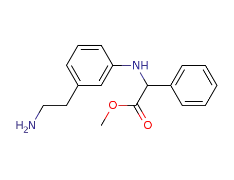 [3-(2-amino-ethyl)-phenylamino]-phenyl-acetic acid methyl ester
