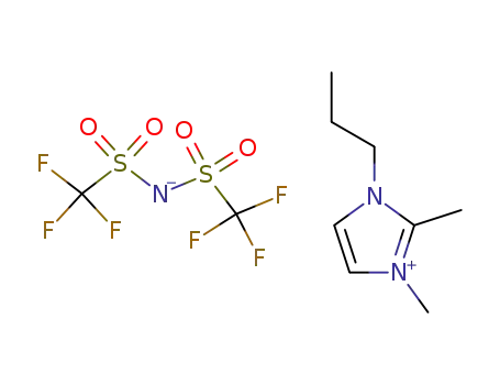 1,2-dimethyl, 3-propyl imidazolium bis(trifluoromethanesulfonyl)imide