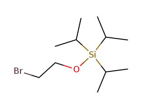 Molecular Structure of 425638-79-5 (Silane, (2-bromoethoxy)tris(1-methylethyl)-)
