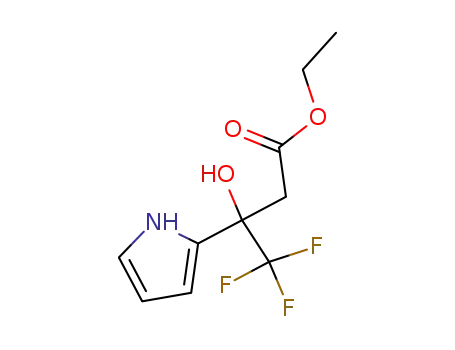 3-hydroxy-3-(pyrrol-2-yl)-4,4,4-trifluorobutanoic acid ethyl ester