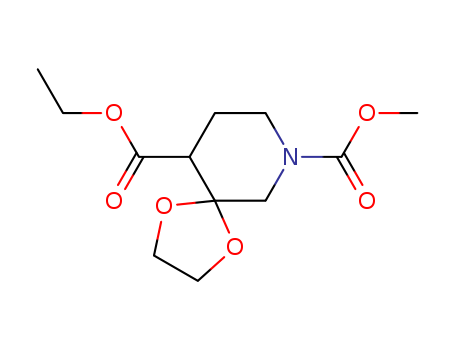 6-ethyl-9-methoxycarbonyl-1,4-dioxa-9-azaspiro[4.5]decane-6-carboxylic acid