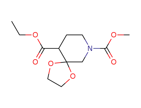 6-ethyl-9-methoxycarbonyl-1,4-dioxa-9-azaspiro[4.5]decane-6-carboxylic acid