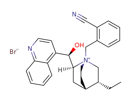 N-(2'-cyanobenzyl)hydrocinchonidinium bromide