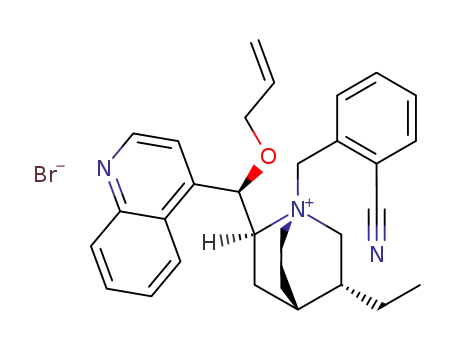 N-(2'-cyanobenzyl)-O(9)-allylhydrocinchonidinium bromide