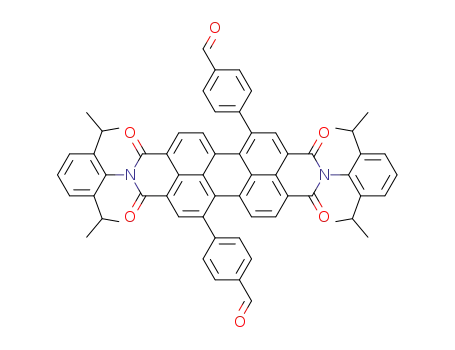 N,N'-bis(2,6-diisopropylphenyl)-1,7-di(4-formylphenyl)perylene-3,4,9,10-tetracarboxydiimide