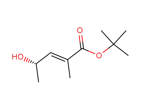 tert-butyl (S)-4-hydroxy-2-methylpent-2E-enoate