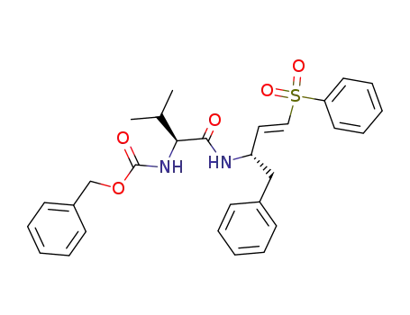 phenyl (3S)-3-(N-carbobenzyloxyvalyl)amino-4-phenylbut-1-enyl sulfone