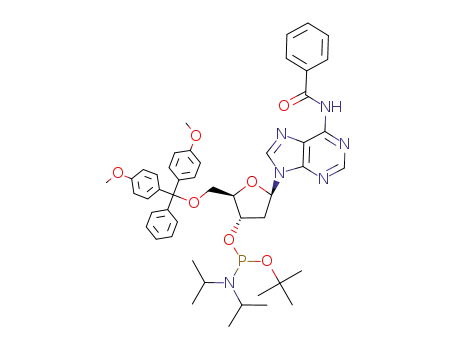 5'-O-(4,4'-dimethoxytrityl)-N6-benzoyl-2'-deoxyadenosine 3'-O-[(tert-butyl)-N,N-diisopropylphosphoramidite]