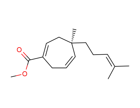 4-methyl-4-(4-methyl-pent-3-enyl)-cyclohepta-1,5-dienecarboxylic acid methyl ester