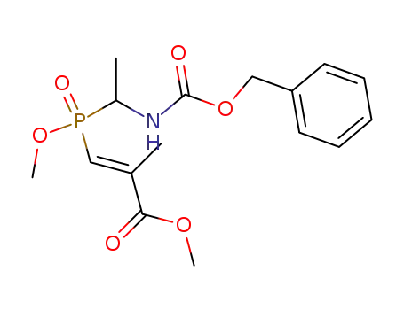 methyl (1-benzyloxycarbonylaminoethyl)(2-carbomethoxy-1-propenyl)phosphinate