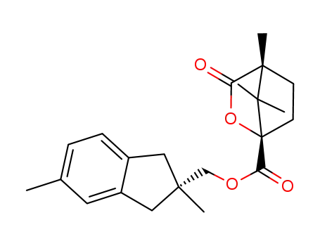 [(2S)-2,3-dihydro-2,5-dimethyl-1H-inden-2-yl]methyl-(1S,4R)-4,7,7-trimethyl-3-oxo-2-oxabicyclo[2.2.1]heptane-1-carboxylate
