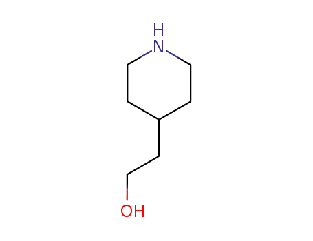 Molecular Structure of 622-26-4 (4-Piperidineethanol)