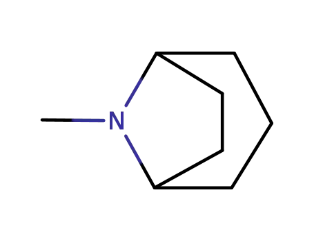 Molecular Structure of 529-17-9 (8-METHYL-8-AZABICYCLO[3.2.1]OCTANE)