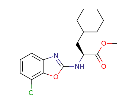(S)-2-(7-Chloro-benzooxazol-2-ylamino)-3-cyclohexyl-propionic acid methyl ester