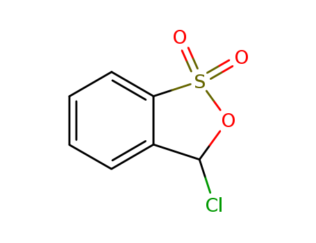 3H-2,1-Benzoxathiole,3-chloro-, 1,1-dioxide
