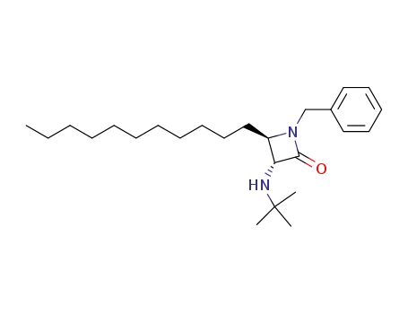 (+/-)-trans-1-benzyl-3-(N-(1,1-dimethylethyl)amino)-4-undecyl-2-azetidinone