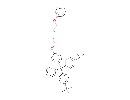 4-[2-(2-{4-[bis-(4-tert-butyl-phenyl)-phenyl-methyl]-phenoxy}-ethoxy)-ethoxy]-pyridine