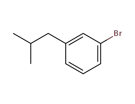 Molecular Structure of 139155-55-8 (1-bromo-3-isobutylbenzene)