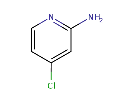 Molecular Structure of 19798-80-2 (2-Amino-4-chloropyridine)