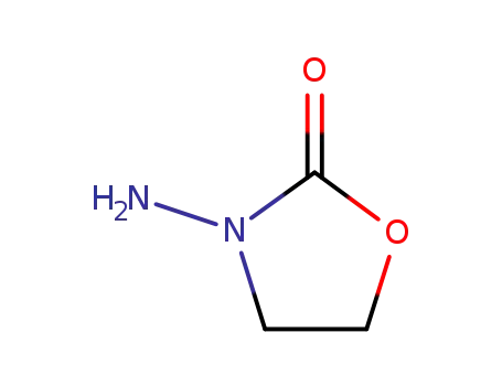 Molecular Structure of 80-65-9 (3-AMINO-2-OXAZOLIDINONE)