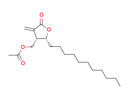 [(2SR,3RS)-4-methylene-5-oxo-2-undecyltetrahydrofuran-3-yl]methyl acetate